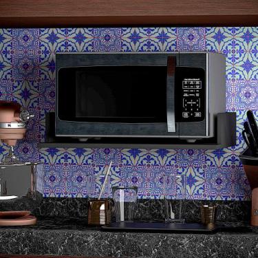 Imagem de Prateleira Apoio Para Micro ondas Forno Elétrico Mdf Moderno Fácil Mon