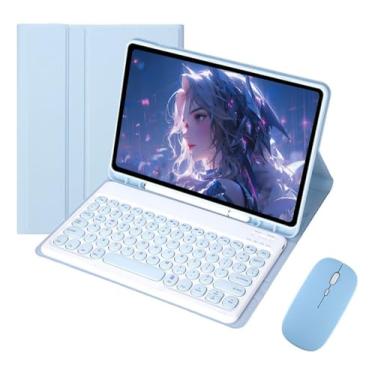 Imagem de Capa Para Tablet, Capa + Mouse e Teclado Magnético Bluetooth Destacável Para Samsung Tab A8(10.5in).
