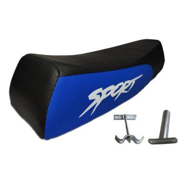 Imagem de Banco selin de mobilete  para bicicleta bike com presilha d3 e canote 