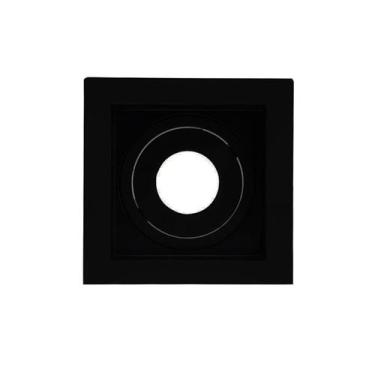 Imagem de Spot de Embutir Quadrado Recuado Dicróica Preto Save Energy, Preto