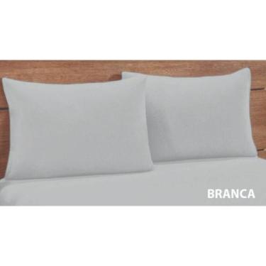Imagem de Kit 2 Fronhas Simples com Zíper 70cmx50cm Percal 200 Fios 100% Algodão