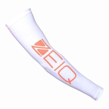 Imagem de Manguito Manga Para Beach Tennis C/ Protetor Solar Uv50 - Zeiq, Branco
