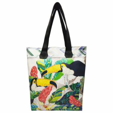 Imagem de Bolsa Feminina Tropical Impermeável Tucanos Magicc Bolsas