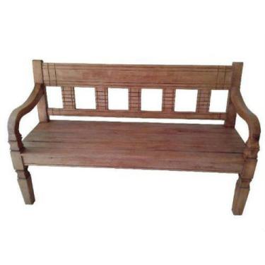 Imagem de Banco Rústico Elegance Em Madeira Demolição - Cód 1339 - Barrocarte