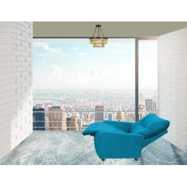 Imagem de Poltrona do Papai & Mamae Reclinável Imperio Turquesa  - BEATRIZ DECOR