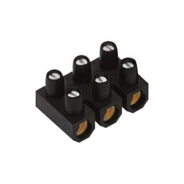 Imagem de Conector Múltiplo 4mm² Barra 3 Bornes para Condutor Elétrico - Fame