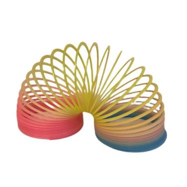 Imagem de Mola Maluca Grande Colorida Brinquedo Sensação Anti-stress - Plast'San