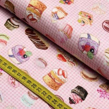 Imagem de Tecido Estampado Para Patchwork - Desserts Cor 2760 (0,50X1,50) - CÍRC