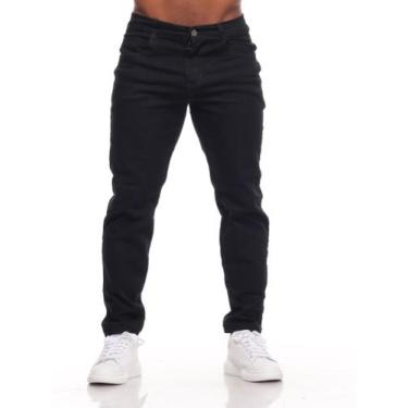 Imagem de Calça Jeans Masculina Skinny com Lycra - Volgue, Jeans preto, 40