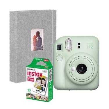 Imagem de Camera Instax Mini 12 Verde com Filme 10 Fotos + Álbum - fujifilm, Ver