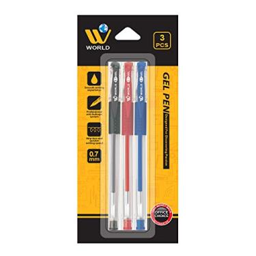 Imagem de Caneta de gel WBM World cores mistas (3 por cartão)