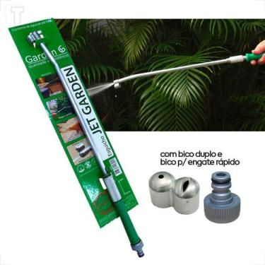 Imagem de Esguicho metal alta pressao para mangueira com 2 bicos - GARDEN