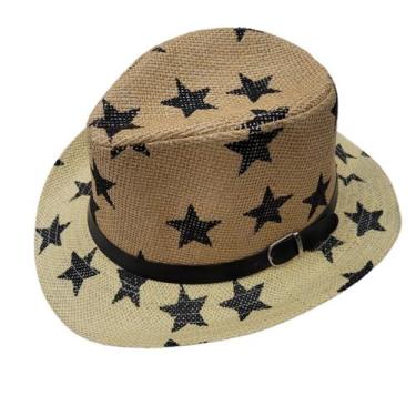 Imagem de Chapéu Panamá Fedora vaqueiro Gândster Carioca Pagodeiro Estrela  Aba 