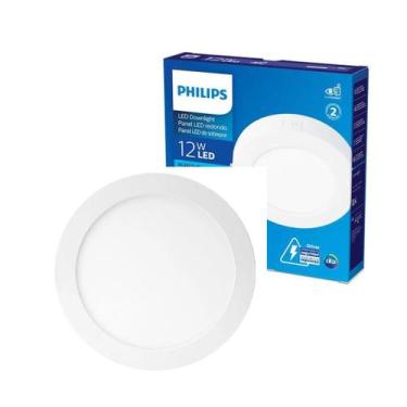 Imagem de Painel Plafon Luminaria Teto Led Philips Sobrepor 12w 3000k DL252