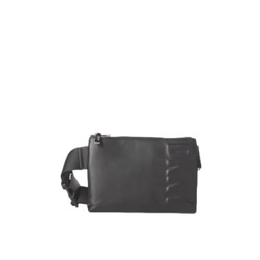 Imagem de DKNY Alça casual com textura de seixo, Preto/preto, One Size