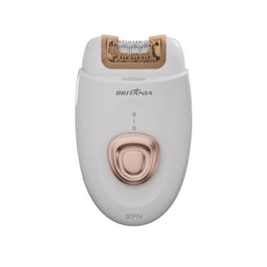 Imagem de Depilador de Pelos Britânia 4 Acessórios BDP04 5W Branco e rose Bivolt