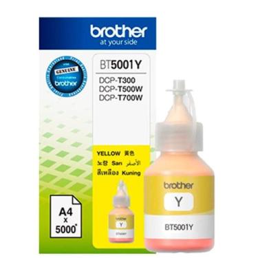 Imagem de Tinta Brother BT-5001Y BT5001 Amarelo  DCP-T300 DCP-T500W DCP-T700W MF