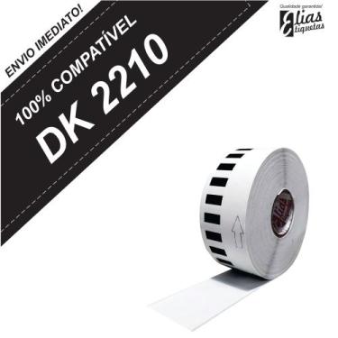 Imagem de 1 Rolo Dk 2210 - Etiqueta Compatível Dk 2210 - ELIAS ETIQUETAS