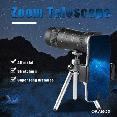 Imagem de 4k 10-300x40mm Super Telefoto Zoom Telescópio Monocular Pom - LELONG-5