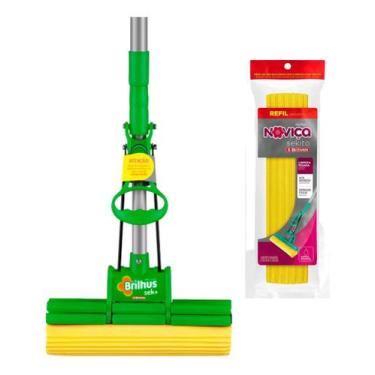Imagem de Mop Rodo Esponja Absorvente Com Cabo Extensor + Refil Extra - Bettanin