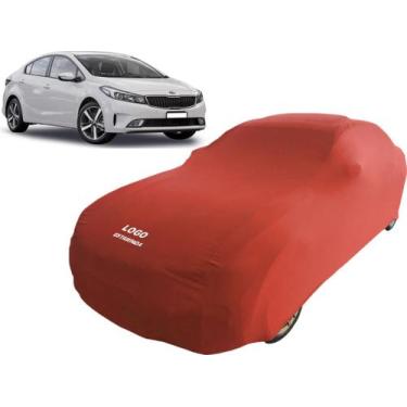 Imagem de Capa De Tecido Carro Kia Cerato - Mz, Vermelha