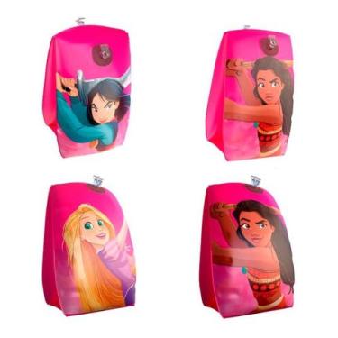 Imagem de Boia Infantil Inflável De Braços Princesas 23x14 Até 20 Kg - Etitoys