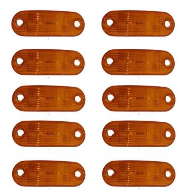 Imagem de Kit 10 Lanternas Placa Bivolt Onibus Caminhão Carreta Van - Indústria 