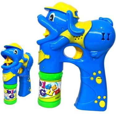 Imagem de Brinquedo Lança Bolhas De Sabão Cachorrinho Com Água - Europio, Azul