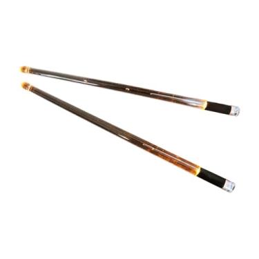 Imagem de Amagogo 2x Ilumina Acima Baquetas de Tambor, Instrumento Musical, Acessório de Tambor Profissional Tambor Mallet Brilho Baquetas para Iniciantes Crianças, Amarelo