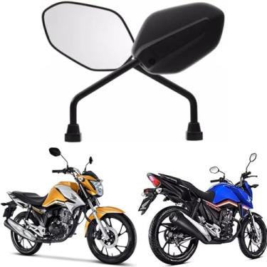 Imagem de Awa Retrovisor Titan 2018 - 43 cm x 24 cm - Aço - Montagem Universal - Ajuste Universal - Manual - Exterior Esquerdo e Direito