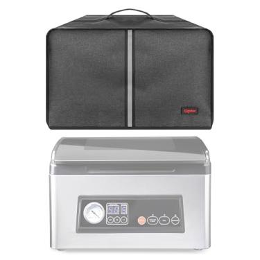 Imagem de Capa seladora a vácuo de 38 cm com bolsos laterais compatível com Avid Armor USV1, capa seladora a vácuo de câmara de 38 x 16 x 9,8 cm