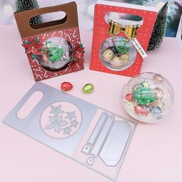 Imagem de Caixa de presente Alinacutle e caixa de presente de plástico transparente redonda cúpulas de doces para embalagem de presentes, papel artesanal, festival, aniversário, celebração, recipiente de