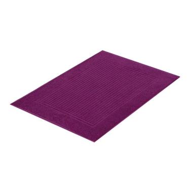 Imagem de Piso Para Banheiro 100% Algodão Canelado 48x70cm - Buddemeyer - Roxo 1334