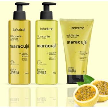 Imagem de Kit Dia a Dia Rosto e Corpo Labotrat Maracujá - Esfoliante + Hidratant
