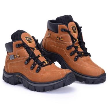 Imagem de Coturno Bota Adventure Tênis Couro Legitimo  Masculino Ket Tamanhos Es