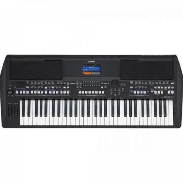 Imagem de Teclado Yamaha PSR-SX600 Arranjador Preto, UNICA, U