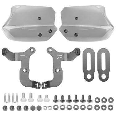 Imagem de BuleVina Protetores de Mão de Motocicleta Esportivo Fumaça Clip-on para Honda ADV150 PCX150 PCX160 PCX125 ADV PCX 150 160 125