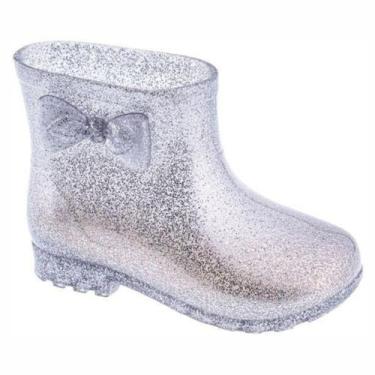 Imagem de Bota Infantil Charmosinha Menina Galocha Laço Confortável Estilosa 25 