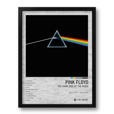 Imagem de Quadro Spotify Álbum The Dark Side Of The Moon Tam. 33x43cm