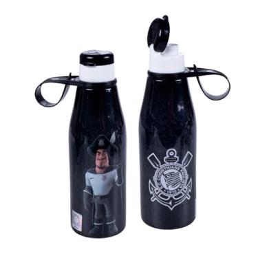 Imagem de Garrafa Abre Fácil, Plástica, Corinthians, 530 ml, Plasútil