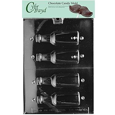 Imagem de Cybrtrayd Life of the Party AO113 Garrafas medias - todas as ocasioes Molde para bombons de chocolate em bolsa protetora de poliester lacrada com instrucoes de moldagem Cybrtrayd com direitos autorais