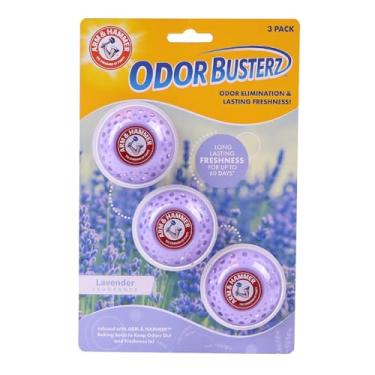 Imagem de Arm & Hammer Bolas desodorizantes Odor Busterz - Purificador de ar e eliminador de odores - Frescura de longa duração para casa, banheiro, armário, bolsas de ginástica, equipamentos esportivos e muito