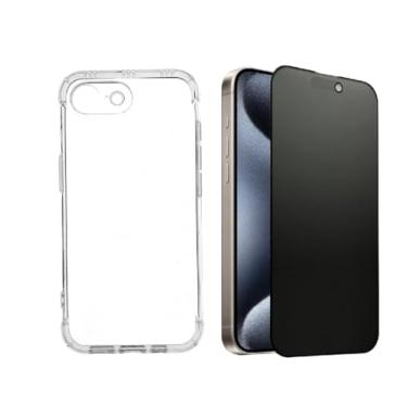 Imagem de Capinha Capa Case Anti Impacto Shock + Pelicula Protetora de Tela Ceramica 9d Fosca Privacidade Compatível com iPhone 16e
