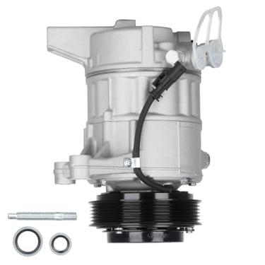 Imagem de Compressor de ar condicionado AC com embreagem compatível com Buick LaCrosse 2016 2,4L / 2013-2016 3,6L, compatível com Cadillac XTS 2013-2019 3,6L, compatível com Chevrolet Impala 2016-2018 2,5L