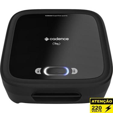 Imagem de Sanduicheira Cadence San400 Eletrica Chapa Misteira 220v, Preto, 220V