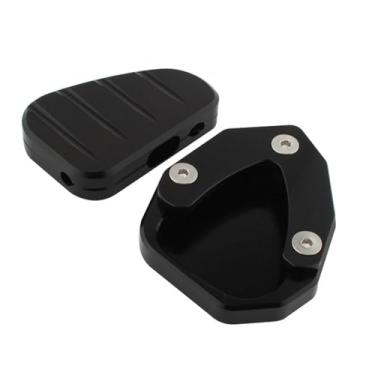 Imagem de UGPLM Brace lateral Tripé Malado o kit de almofada Substitua as peças por acessórios de motocicleta de metal da chave de metal para montagem simples para, Preto