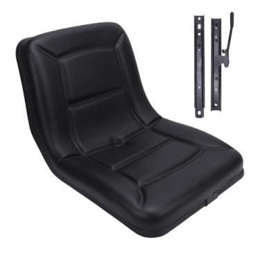 Imagem de Cadeira de Caminhão de Sede Empilhadeira Universal, Assentos de Couro PU Confortáveis, Encosto de Apoio, para Empilhadeiras, Tratores, Colheitadeiras, Com Traseira Ajustável e