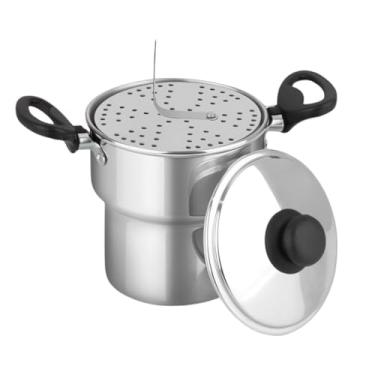 Imagem de Cuscuzeira de Alumínio com Tampa 12cm Alças de Baquelite Individual