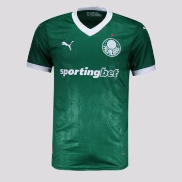 Imagem de Camisa Puma Palmeiras I 2025 Jogador, EG