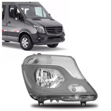 Imagem de Farol Sprinter 2016 2017 2018 Elétrico C/ Motor - DEPO, Direito